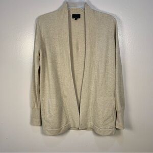 J.Crew Collection 100% Italian Cashmere Open Front Cardigan Sweater